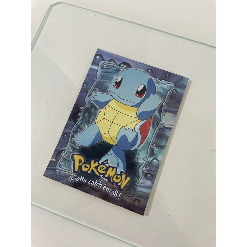 SQUIRTLE E7 TOPPS Smooth Holofoil The First Movie Pokémon Card